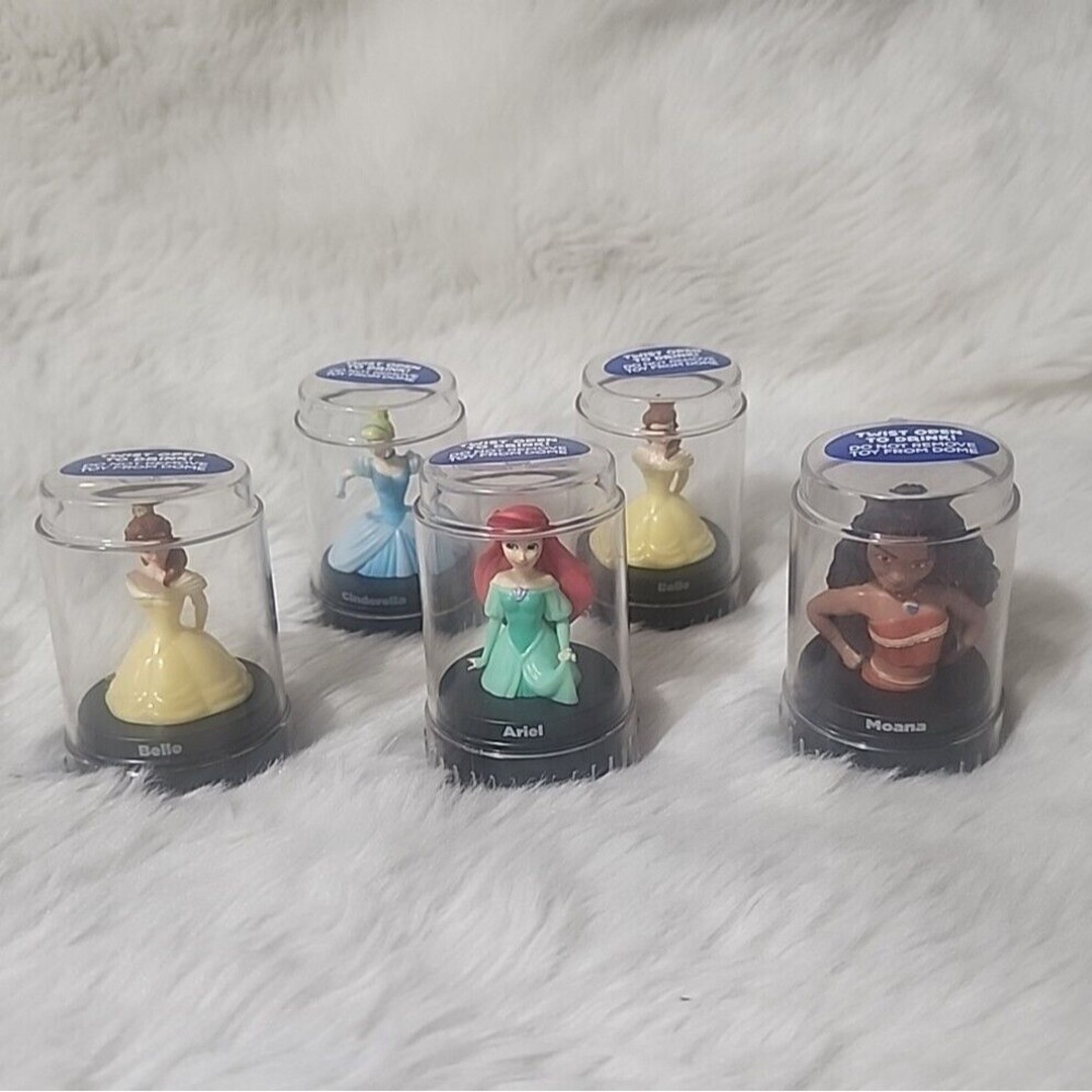 Good 2 Grow Juice Topper Podz Lot of 5 Disney Princess Moana Ariel Belle